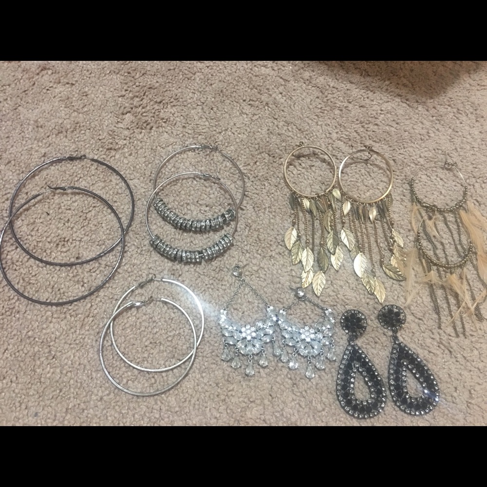 7 lot earrings